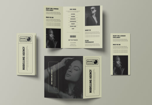 Modeling Agency Trifold Brochure