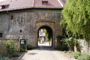 Burgtor auf der Burg Westerburg in Sachsen-Anhalt
