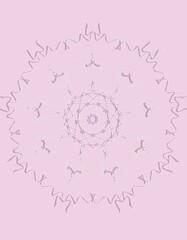 pink background with flowers