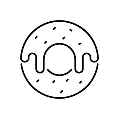 Donuts vector icon