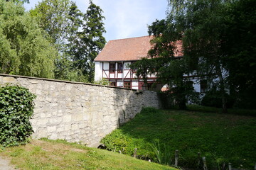 Fachwerkhaus auf der Burg Westerburg in Sachsen-Anhalt