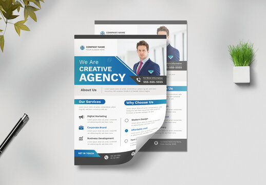 Modern Business Flyer Template Layout