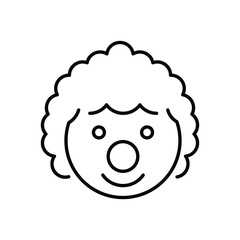 Clown vector icon