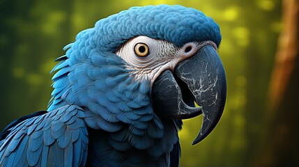 Fototapeta premium blue and yellow macaw ara