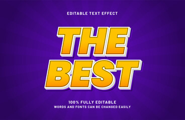 the best editable text effect in simple and modern text style