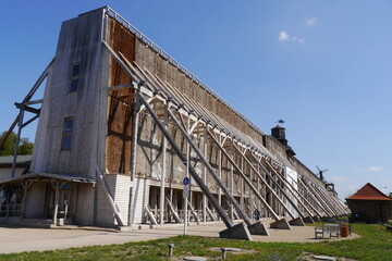 Gradierwerk im Kurort und Heilbad Bad Salzelmen in Schönebeck Elbe in Sachsen-Anhalt