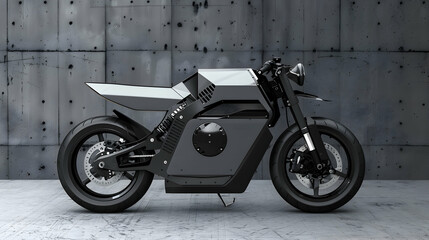 An electric motorcycle with innovative battery placement for optimal weight distribution