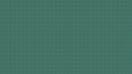 カッティングマット風のシンプルな緑のグリッド背景、アスペクト比16:9