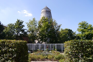 Soleturm und Kurpark im Kurort und Heilbad Bad Salzelmen in Schönebeck Elbe in Sachsen-Anhalt
