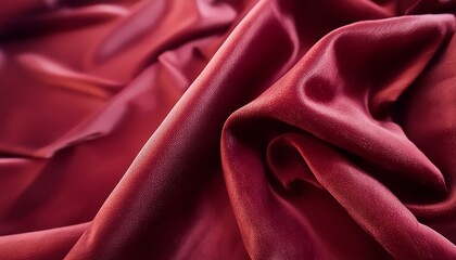 Obraz premium Velvet Whispers: Dark Red Abstract Texture for Modern Romance