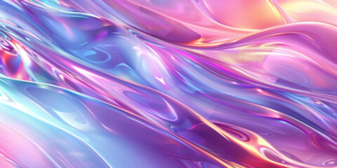 Fototapeta premium Hologram texture background. Holographic pattern shape