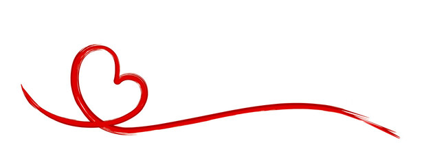 The symbol of a red stylized heart.
