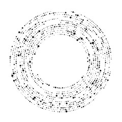 Circle halftone dotted background