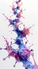 Fototapeta premium Captivating Bioelectrical Harmony:A Cinematic of Cellular Homeostasis