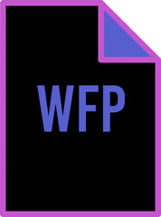 WFP File Icon fill Crisp corners