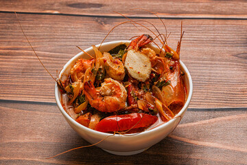 Thai traditional Tom Yum soup