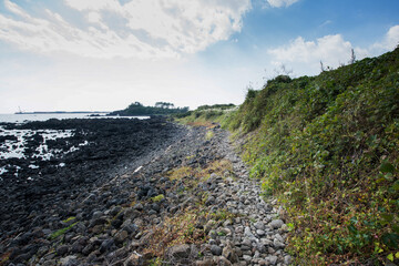 Fototapeta premium 한국의 관광지, 제주도, 올레길