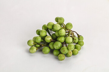 Raw ripe wild pea eggplant