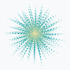 Obraz premium Pattern element on a white background. The vector image can be used as a decoration for fine art.