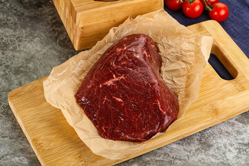 Raw beef shouler for cooking
