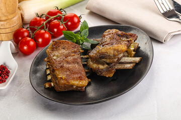 Roasted Lamb ribs with spices