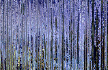 ガラスの縞模様