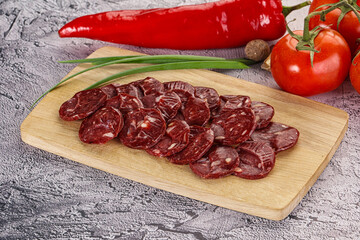 Wild Bear meat homemade sausages