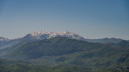 Naklejka premium Molise, Italy. Spring landscapes