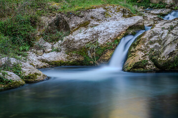 Molise, the waterfalls of Carpinone