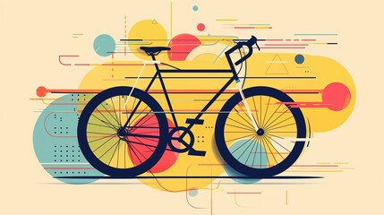 Fototapeta premium bicycle poster