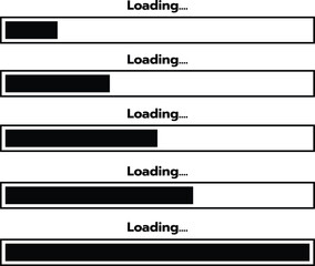 Ascending downloading icon