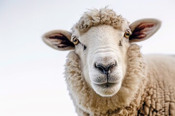portrait of a sheep