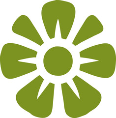 aesthetic flower decoration, boho element