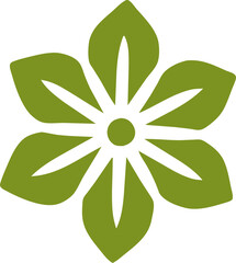 aesthetic flower decoration, boho element