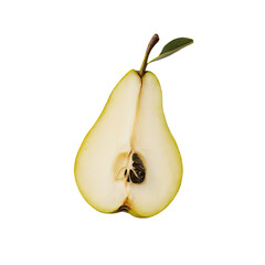 isolated pear fruit , GENERATIVE AI