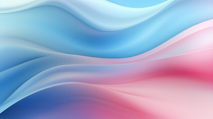 Fototapeta premium A blue and pink wave with a white background