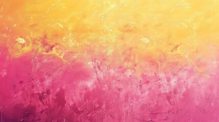 A bright orange and pink background with a yellow line