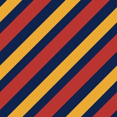 Seamless pattern of diagonal stripes in alternating colors for a classic and versatile wrapping paper design, Generative AI