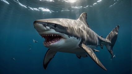 Shark in the sea Great White Shark
