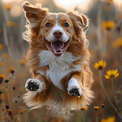 Background_with_a_Beautiful_Dog_Jumping_in_the_A