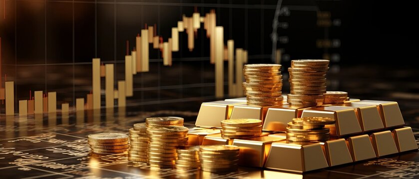 Future of finance with gold as a stable investment against stock market fluctuations