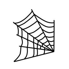 spider web line vector