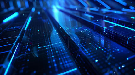 Obraz premium abstract futuristic background. digital background.