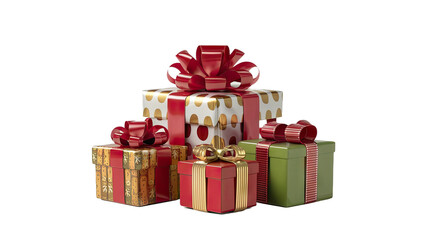 isolated gift box, GENERATIVE AI