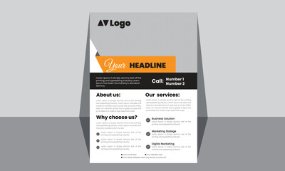 Flyer design layout. flyer pamphlet brochure, cover, poster, vector in A4 size, gradient color,