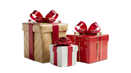 Fototapeta premium isolated gift box, GENERATIVE AI