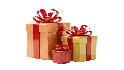 Obraz premium isolated gift box, GENERATIVE AI