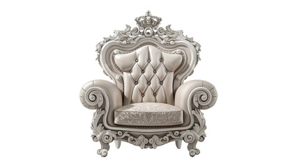 isolated antique amchair, GENERATIVE AI