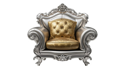 isolated antique amchair, GENERATIVE AI