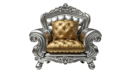 isolated antique amchair, GENERATIVE AI